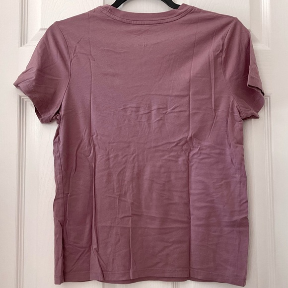Mauve Crewneck Short Sleeve Tee - Picture 4 of 7